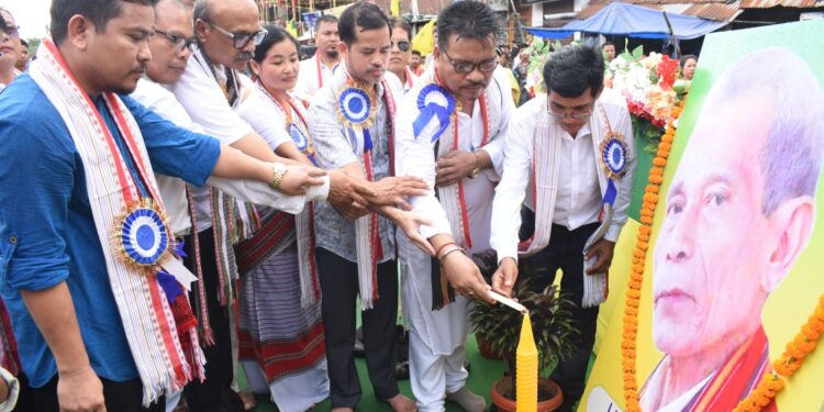 এডিসি প্রতিষ্ঠা দিবস ঘিরে মরা চৌমুহনীতে আইপিএফটি-র জনসভায় যোগ দিলেন মন্ত্রী শুক্লা চরণ নোয়াতিয়া