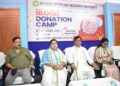 আগরতলা প্রেস ক্লাবে মেডিক্যাল অ্যাস্ট্রোলজি রিসার্চ ফ্র্যাটারনিটির উদ্যোগে রক্তদান শিবির