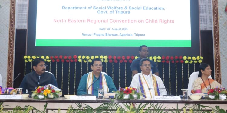 শিশুদের অধিকার সুরক্ষায় উত্তর-পূর্বাঞ্চলীয় কনভেনশনে বক্তব্য রাখলেন মুখ্যমন্ত্রী