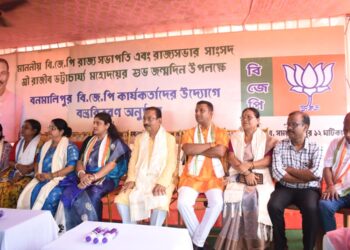 বানমালীপুরে বিজেপি রাজ্য সভাপতি রাজীব ভট্টাচার্যের জন্মদিন উপলক্ষে বিশেষ কর্মসূচি আয়োজন