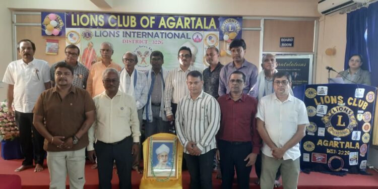 আগরতলা লায়ন্স ক্লাবের উদ্যোগে শিক্ষক দিবস উদযাপন উপলক্ষে বিশেষ অনুষ্ঠান