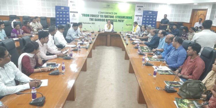 বাঁশ শিল্পের উন্নয়ন ও ব্যবসায়িক সম্ভাবনা নিয়ে আগরতলায় বিশেষ সম্মেলন অনুষ্ঠিত