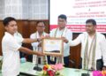 CIPET-এর প্রশিক্ষণার্থীদের সংবর্ধনা অনুষ্ঠানে উপজাতি কল্যাণ দপ্তরের মন্ত্রী বিকাশ দেববর্মা, প্রজ্ঞা ভবন, আগরতলা