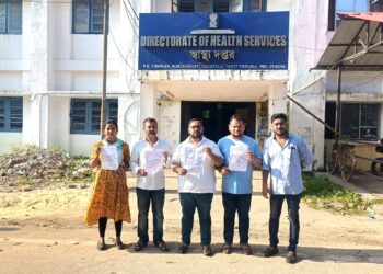 স্বাস্থ্য পরিকাঠামোর উন্নতির দাবিতে পথে নামলো যুব কংগ্রেস