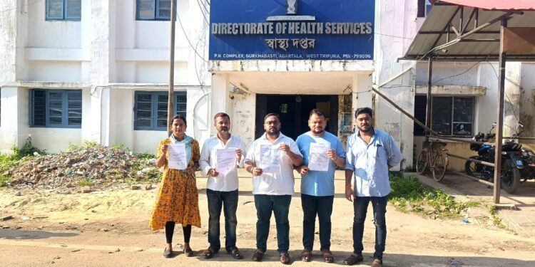 স্বাস্থ্য পরিকাঠামোর উন্নতির দাবিতে পথে নামলো যুব কংগ্রেস