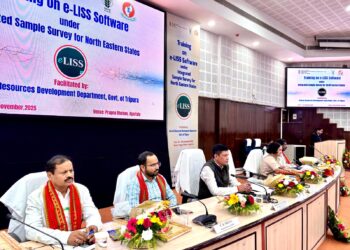 উত্তর পূর্বাঞ্চলের রাজ্যগুলির জন্য সমন্বিত নমুনা জারিফ প্রকল্পে E-LISS সফটওয়্যার প্রশিক্ষণ নিয়ে দুই দিনের কর্মশালা শুরু হলো প্রজ্ঞা ভবনে।