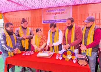 আগরতলা পুর নিগমে বিজেপির শাসনভার পালনের চতুর্থ বর্ষ পূর্তি উপলক্ষে ১৯ নম্বর ওয়ার্ডে প্রবীণ নাগরিকদের মধ্যে শীতবস্ত্র বিতরণ।