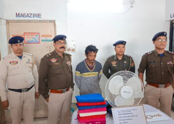 ৫০ হাজার টাকার পাছরা চুরি কাণ্ডে তৎপরতায় চোরকে গ্রেপ্তার করল পূর্ব আগরতলা থানার পুলিশ।