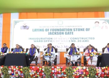 ভূমি পূজনের মাধ্যমে জ্যাকসন গেট নির্মাণের শুভ সূচনা—ভিত্তিপ্রস্তর স্থাপন করলেন মুখ্যমন্ত্রী ডাঃ মানিক সাহা।