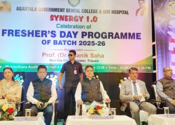 রাজধানীর মুক্তধারা অডিটোরিয়ামে আজ ত্রিপুরা ডেন্টাল কলেজ ও IGM Synergy 1.0–এর উদ্যোগে ২০২৫-২৬ শিক্ষাবর্ষের নবাগত শিক্ষার্থীদের সংবর্ধনা অনুষ্ঠান সম্পন্ন হয়।