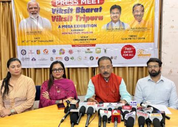 আগামী ২৬ থেকে ২৮ ফেব্রুয়ারি পর্যন্ত তিন দিনব্যাপী “বিকশিত ভারত, বিকশিত ত্রিপুরা” শীর্ষক মেগা প্রদর্শনী মেলা অনুষ্ঠিত হবে রাজধানীর শিশু উদ্যানে। উন্নয়নের নানা দৃষ্টান্ত ও সরকারি প্রকল্পের সাফল্য তুলে ধরতেই এই বিশেষ আয়োজন।