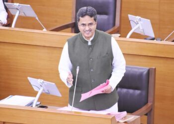 নতুন অধ্যক্ষ হিসেবে দায়িত্ব গ্রহণ করায় রামপদ জমাতিয়া-কে শুভেচ্ছা ও ধন্যবাদ জানালেন মুখ্যমন্ত্রী ডাঃ মানিক সাহা।