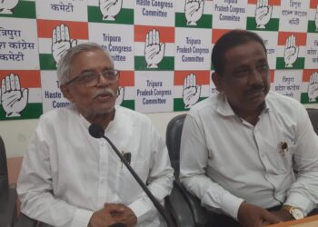 পাহাড়ে অবাধ ভোট নিয়ে শঙ্কা কংগ্রেসের, আগরতলায় সাংবাদিক বৈঠকে উদ্বেগ প্রকাশ দলের নেতাদের।