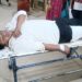 ভোট যুদ্ধে টাকারজলায় গুলিবিদ্ধ মথা কর্মীকে উন্নত চিকিৎসার জন্য জিবি হাসপাতালে আনা হয়। 