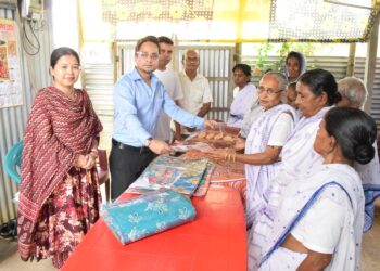 নতুন বছরের দ্বারপ্রান্তে, ১লা বৈশাখকে স্বাগত জানিয়ে রাজধানীতে সদভাবনা সামাজিক সংস্থার পক্ষ থেকে নতুন বস্ত্র বিতরণ ও আন্তরিক শুভেচ্ছা জ্ঞাপন। 