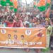 বঙ্গে ঐতিহাসিক সাফল্যের আবহে রাজ্যেও বিজেপির বিজয় উচ্ছ্বাস। বনমালীপুর কেন্দ্র থেকে আয়োজিত বিজয় মিছিলে অংশ নিলেন বিজেপি রাজ্য সভাপতি রাজীব ভট্টাচার্য সহ দলীয় কর্মী-সমর্থকেরা।