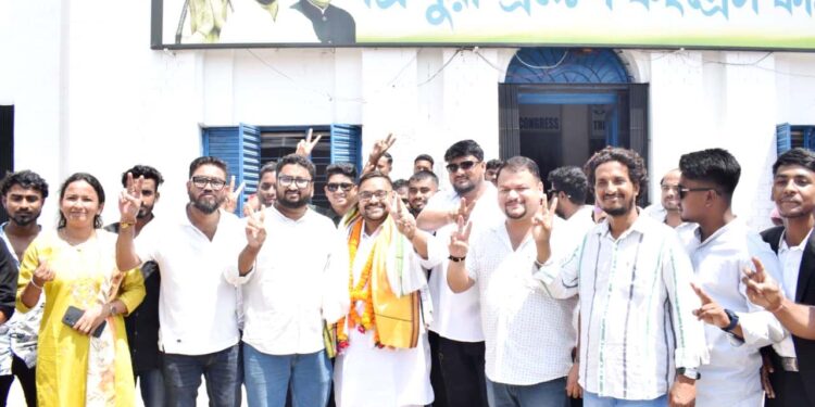 নীলকমল সাহার উপর ফের ভরসা—প্রদেশ যুব কংগ্রেসে পুরনো নেতৃত্বেই নতুন উদ্যম, কংগ্রেস ভবনে উচ্ছ্বাস