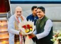 কেন্দ্রীয় স্বরাষ্ট্রমন্ত্রী অমিত শাহের ত্রিপুরা সফর ঘিরে রাজনৈতিক মহলে বাড়তি চাঞ্চল্য। আগরতলায় পৌঁছেই মুখ্যমন্ত্রী ডাঃ মানিক সাহার উষ্ণ অভ্যর্থনা গ্রহণ।
