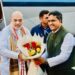 কেন্দ্রীয় স্বরাষ্ট্রমন্ত্রী অমিত শাহের ত্রিপুরা সফর ঘিরে রাজনৈতিক মহলে বাড়তি চাঞ্চল্য। আগরতলায় পৌঁছেই মুখ্যমন্ত্রী ডাঃ মানিক সাহার উষ্ণ অভ্যর্থনা গ্রহণ।