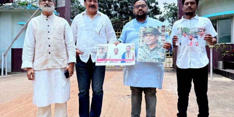 যুব কংগ্রেস কর্মীদের উপর আক্রমণের প্রতিবাদে শালবাগান CRPF ক্যাম্পে ডেপুটেশন, D.I.G-এর সঙ্গে বৈঠকে কংগ্রেস নেতৃত্ব।