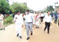 বর্ডার থেকে জয়পুর পর্যন্ত রাস্তার অবস্থা পরিদর্শনে আগরতলা পুর নিগমের মেয়র।