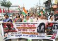  শান্তিনিকেতন মেডিকেলের ঘটনার সঠিক তদন্ত ও দোষীদের শাস্তির দাবিতে রাজ্য পুলিশ সদরে মহিলা কংগ্রেসের ডেপুটেশন।