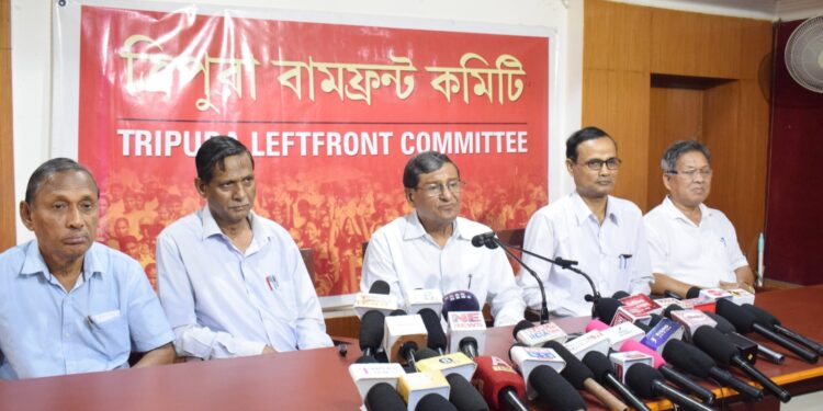 রাজ্য রাজনীতি ও জনস্বার্থের নানা বিষয় নিয়ে সাংবাদিক সম্মেলনে বামফ্রন্ট।
