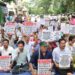 সাত দফা দাবিতে সার্কিট হাউসের সামনে TYF-এর গণঅবস্থান।