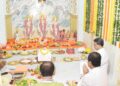 রথযাত্রার পুণ্য তিথিতে আগরতলায় নবনির্মিত শ্রীনৃসিংহ দেবতা ও শ্রীশ্রী রাম-জানকী মন্দিরের উদ্বোধন করলেন মুখ্যমন্ত্রী ডাঃ মানিক সাহা।