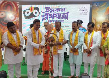 ইসকনের রথযাত্রায় মুখ্যমন্ত্রী ডাঃ মানিক সাহা। শুভ বুদ্ধির উদয় ও সমাজে সম্প্রীতির বার্তা তুলে ধরে রাখলেন তাৎপর্যপূর্ণ মন্তব্য।