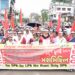 ২৫ দফা দাবিকে সামনে রেখে রাজধানী শহরে বাম কর্মচারী সংগঠনের মহামিছিল। ১৪টি রাজ্য ও ১১টি জাতীয় দাবির সমর্থনে কর্মসূচিতে অংশ নেন বিপুল সংখ্যক কর্মচারী।