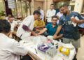 স্বাস্থ্য সচেতনতার বার্তা ছড়িয়ে দিতে আগরতলা প্রেস ক্লাব ও আইএলএস হাসপাতালের উদ্যোগে আয়োজিত হলো স্বাস্থ্য শিবির।